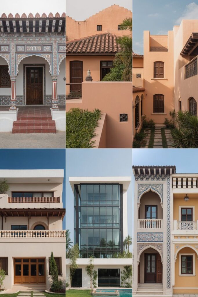 Regional styles of elevation designs