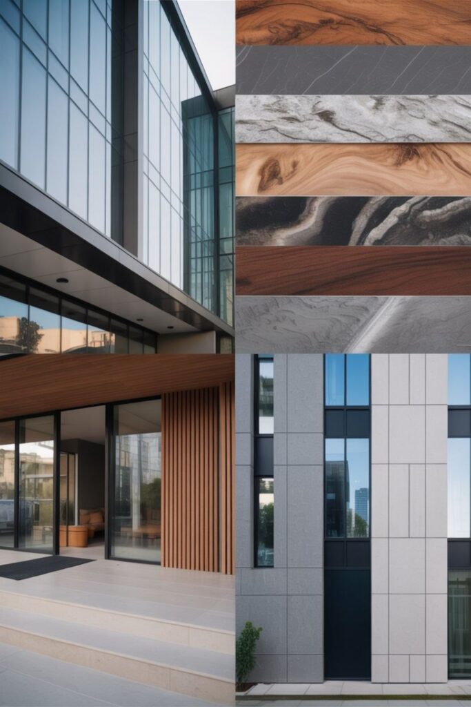 Materials used in new elevation designs