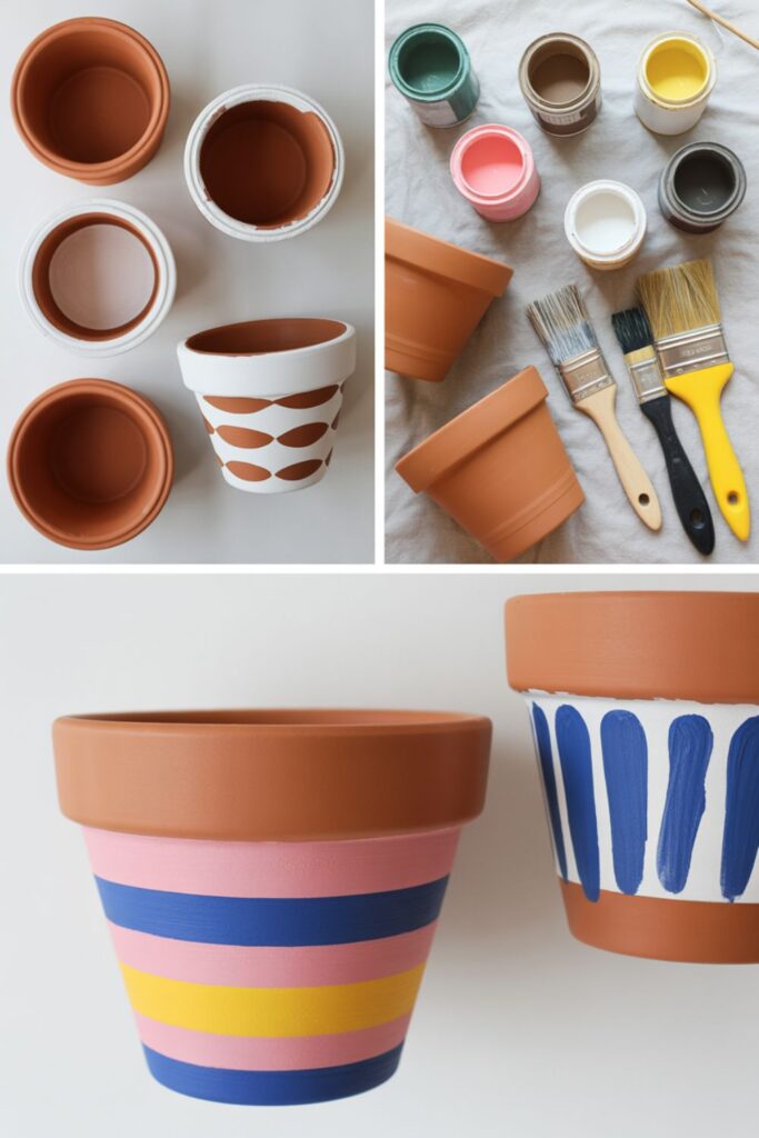 A step-by-step guide to painting flower pots