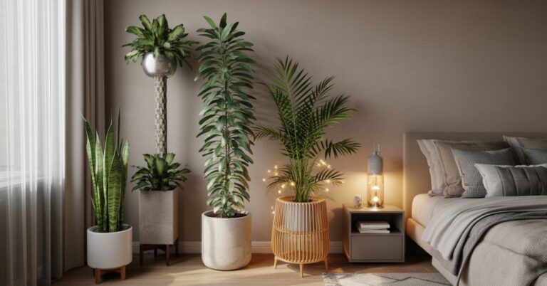 25 Best Tall Plants for Low Light Bedrooms