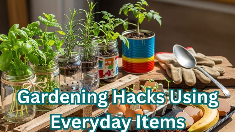 25+ gardening hacks using everyday items to grow smarter