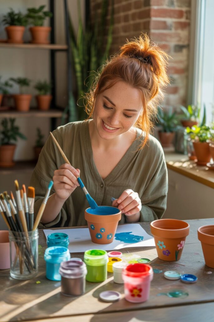 Why painting flower pots is a great DIY project